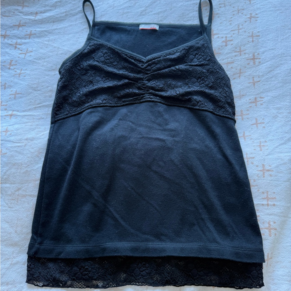 Elegant Black Lace Camisole